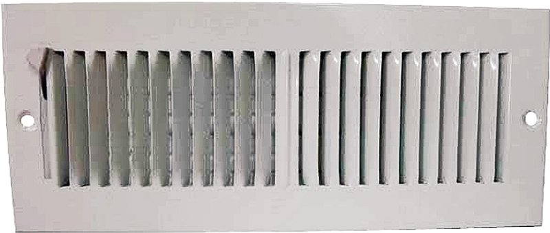 REGISTER SIDEWALL 2WY 12X4 WHT