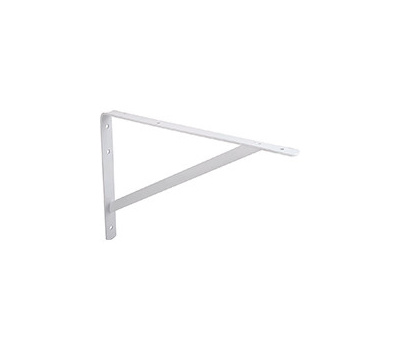 BRACKET SHELF HD WHITE 12X8IN 