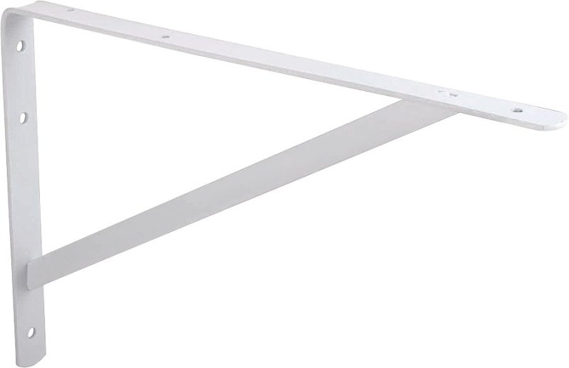 BRACKET SHELF HD WHITE 12X8IN 