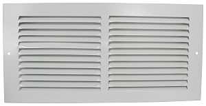 GRILLE BASEBOARD WHITE 14X6IN 