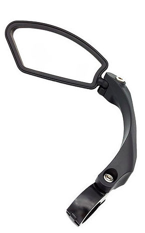 HF-M800L-FR01 SS LENS LH CLAMP-ON MIRROR BLK