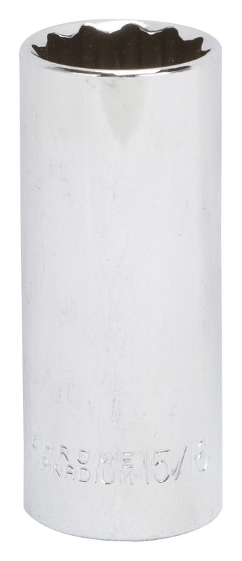 SOCKET DEEP 1/2DR 15/16INX12PT
