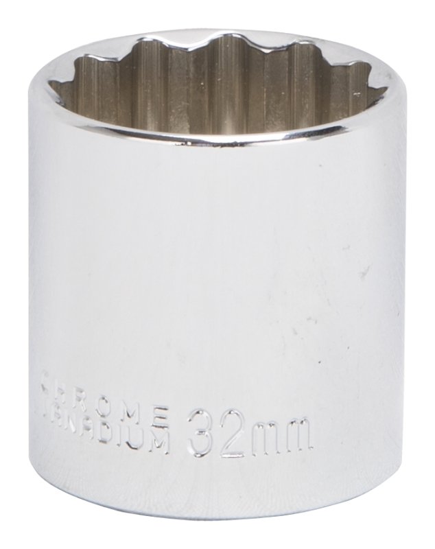 SOCKET STD 32MMX12PT 1/2DRIVE 