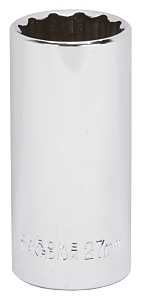 SOCKET DEEP 27MMX12PT 1/2DR   