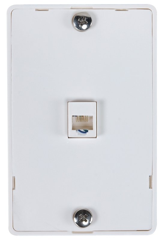 [6316830] MOUNT WALL PHONE SINGLE WHITE 