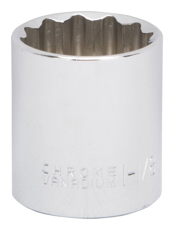 SOCKET STD 1/2DR 1-1/8INX12PT 