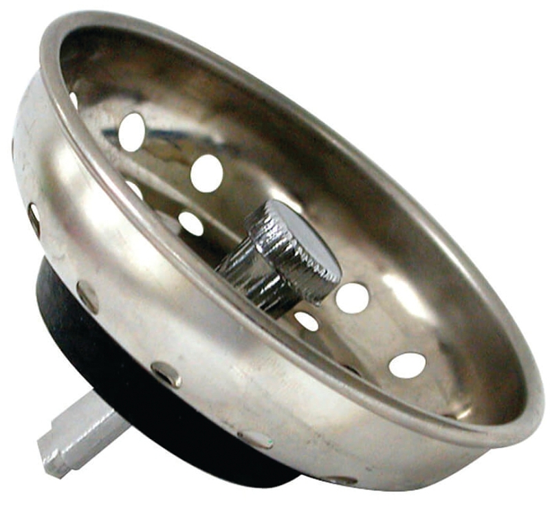 STRAINER BASKET 3-1/4 CHROME  