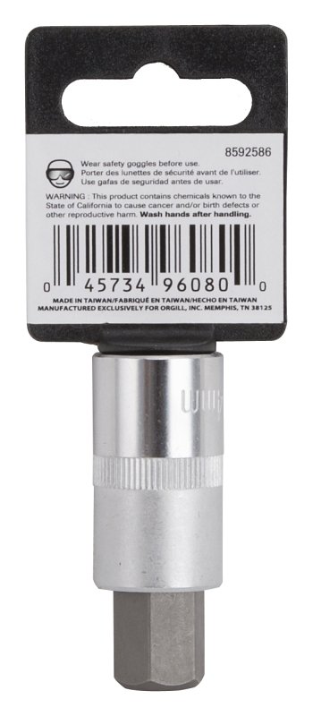 SOCKET HEX BIT 14MM 1/2DR MET 