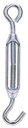 TURNBUCKLE HOOK/EYE 5/16X9 ZNC