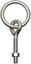 RING HITCH W/BOLT 3/8X3-3/4 ZN