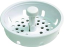 STRAINER BASKET SINK PLASTC   