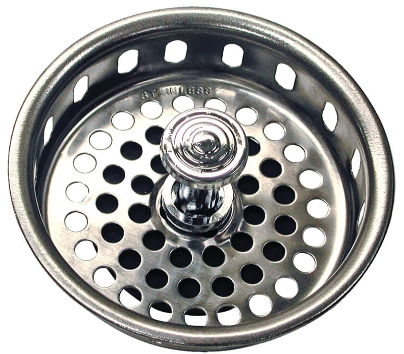 STRAINER BASKET 3-3/4IN CHROME