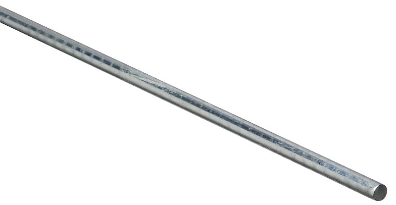 STEEL ROD RND BLU 1/4X36      