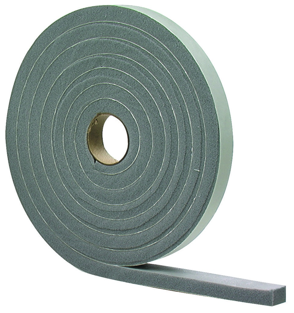 WEATHERSTRIP TAPE HD 17FT GRY 