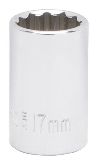 SOCKET STD 17MMX12PT 1/2DRIVE 