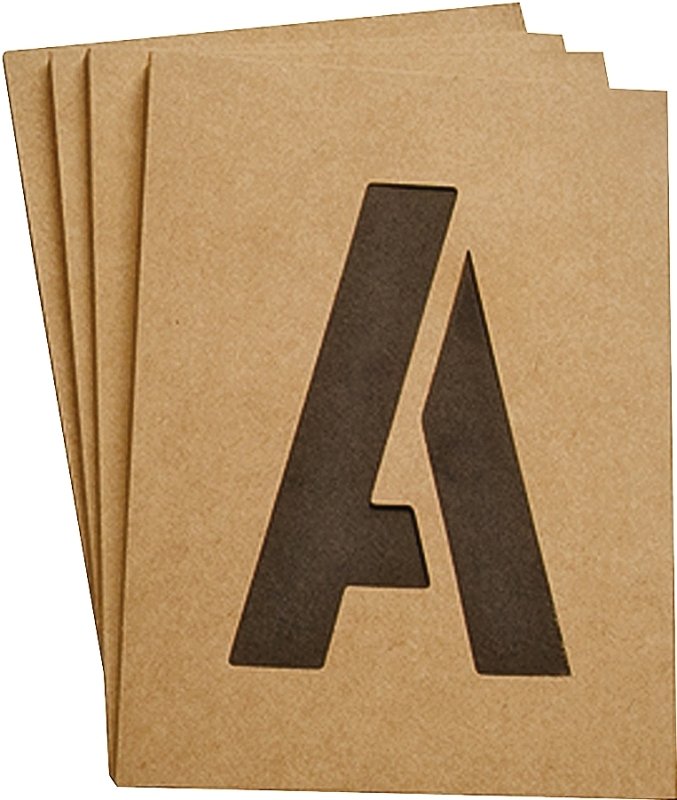 [6303077] STENCIL NUMBER/LETTER 2IN KIT 