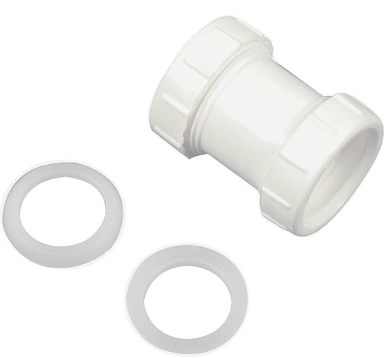 COUPLING SLIP JOINT 1-1/2 WHT 