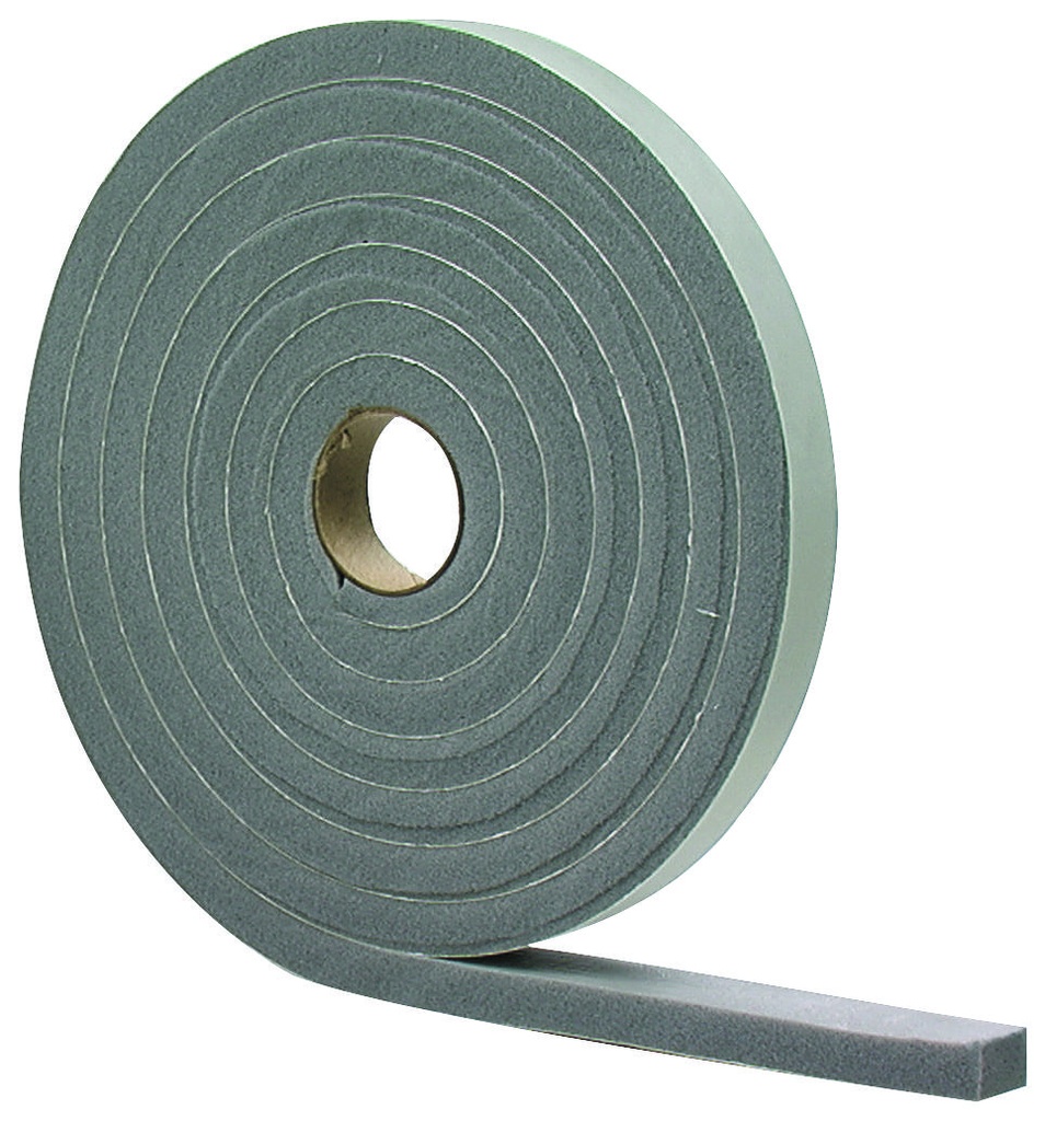 WEATHERSTRIP TAPE HD10 FT GRAY