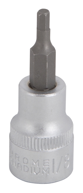 SOCKET HEX BIT 1/8IN 3/8DR SAE