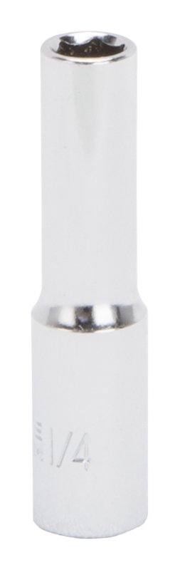 SOCKET DEEP 1/4IN X 6PT 1/4DR 