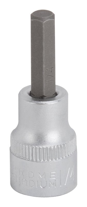 SOCKET HEX BIT 1/4IN 3/8DR SAE