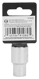 SOCKET STD 7/16IN X 12PT 1/2DR