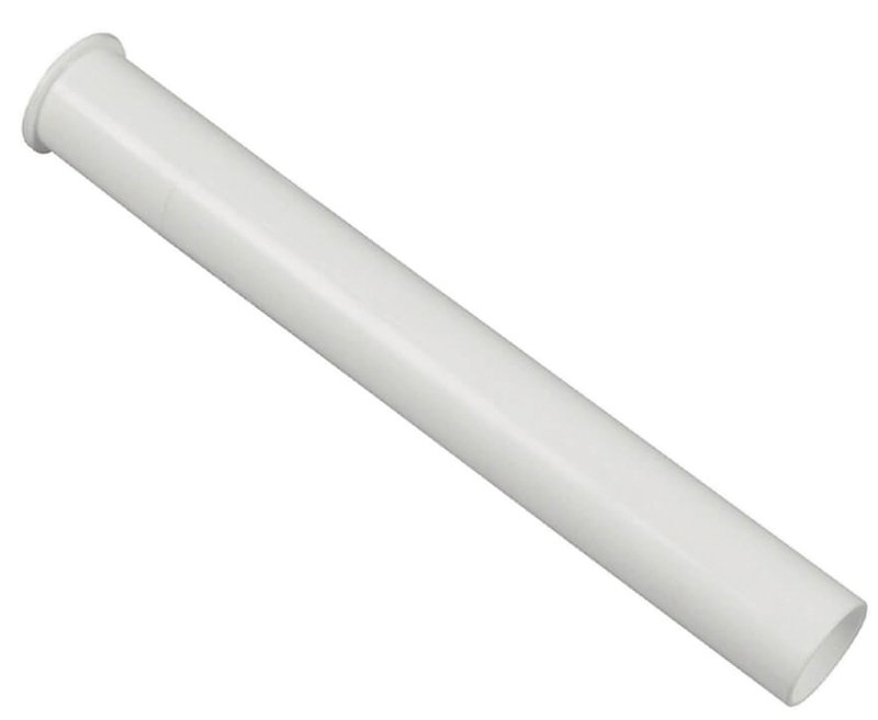 TAILPIECE FLANG 1-1/2ODX12 WHT