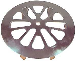 STRAINER TUB SNAP 2IN CHROME  