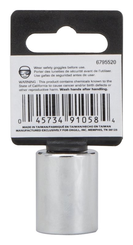 SOCKET STD 17MMX6PT 3/8DR     