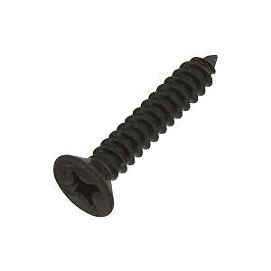 SCREW WOOD BLACK NO12X1-1/4IN 