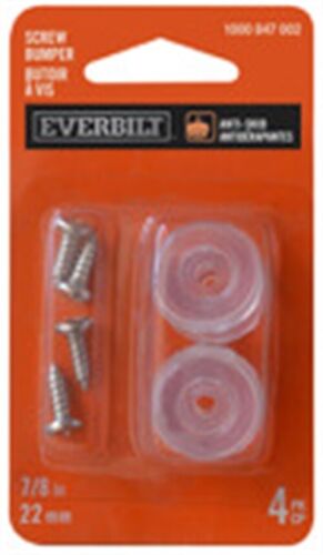 SCREW BUMPER CLEAR 7/8IN      