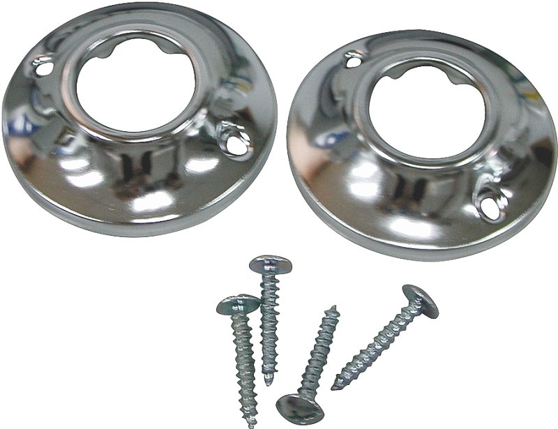 FLANGE SHOWER ROD CHR 1IN     