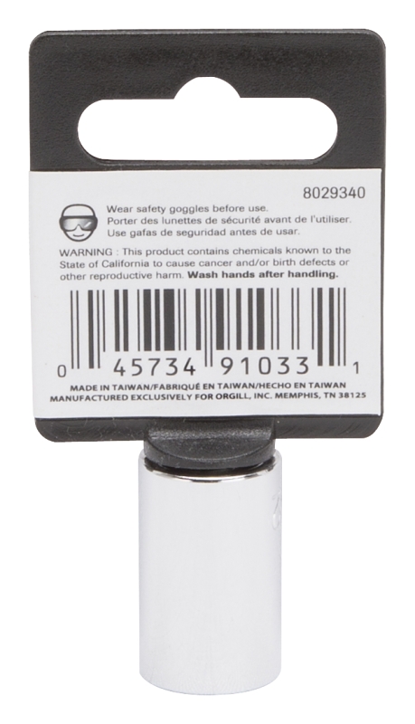 SOCKET STD 1/2INX6PT 3/8DR    