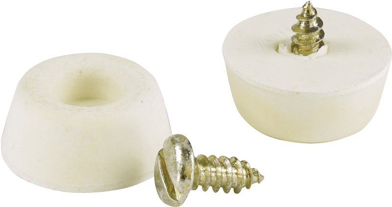 TIP LEG FURN 7/8IN WHT        