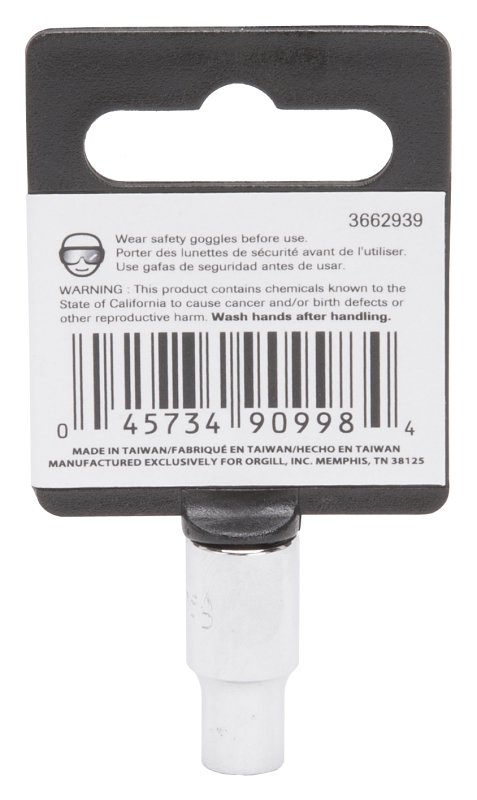SOCKET STD 7/32INX6PT 1/4DR   
