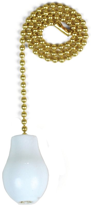 [3403979] CHAIN PULL W/WHT WOOD KNB 12IN
