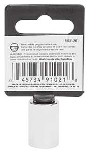 SOCKET STD 12MM X 6PT 1/4DR   