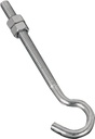 BOLT J-HOOK 5/16X5IN ZINC     