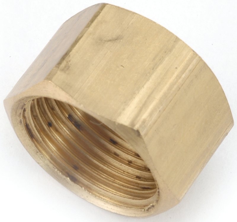 COMPRESSION CAP BRASS 3/8     