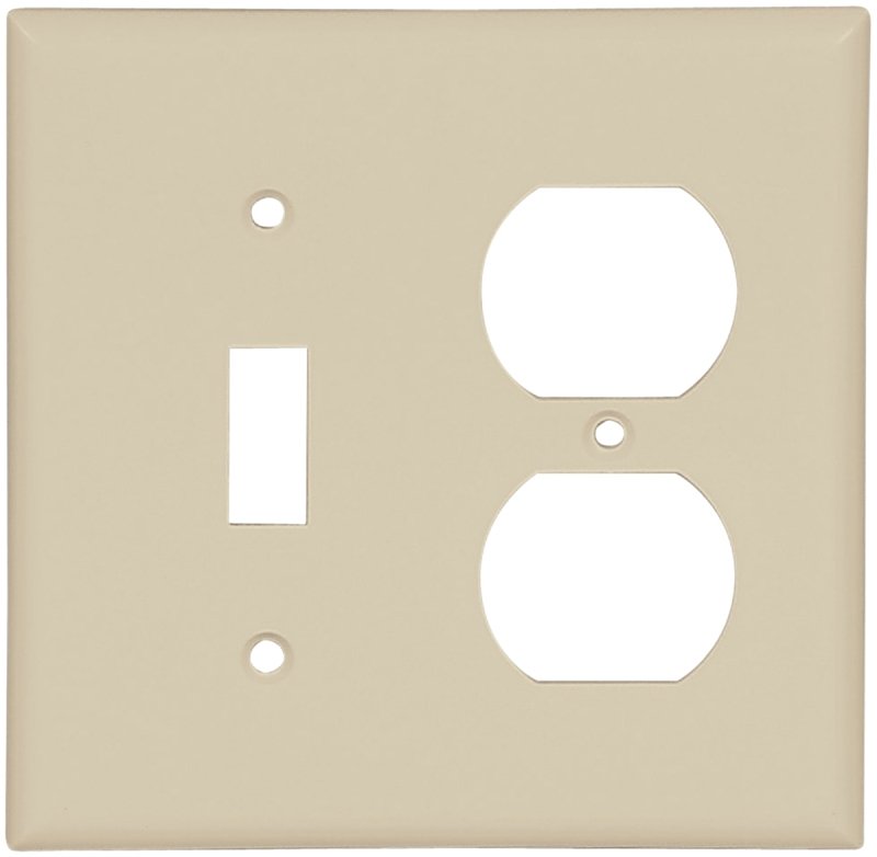 WALL PLATE 1DPLX 1TGL 2GNG IVY