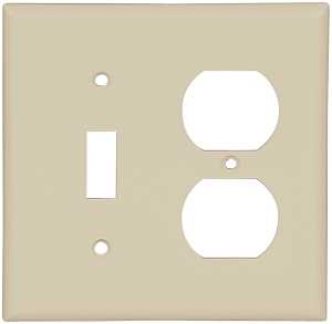 WALL PLATE 1DPLX 1TGL 2GNG IVY