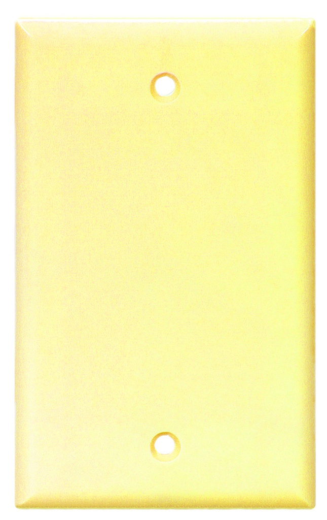 WALL PLATE BLANK 1G IVORY 1PK 