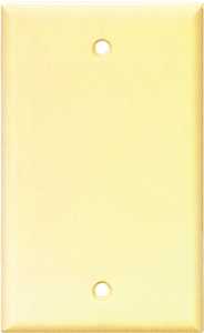 WALL PLATE BLANK 1G IVORY 1PK 