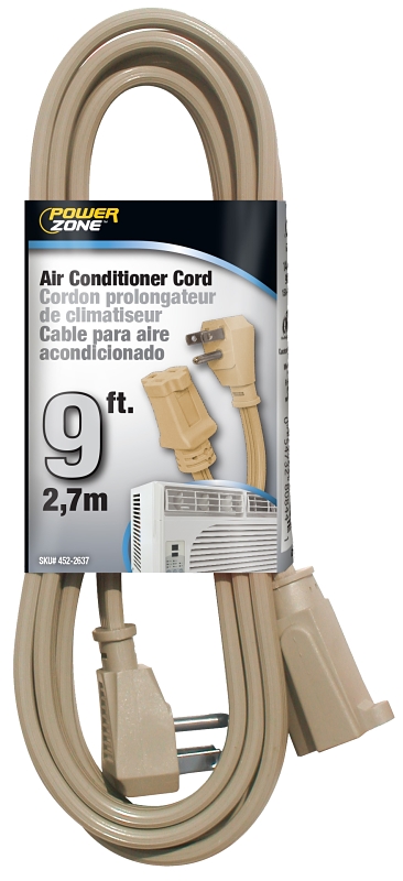 CORD EXT AC 14/3SPT-3X9FT BGE 