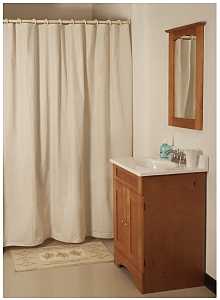 SHOWER CURTAIN VINYL WHT 70X72