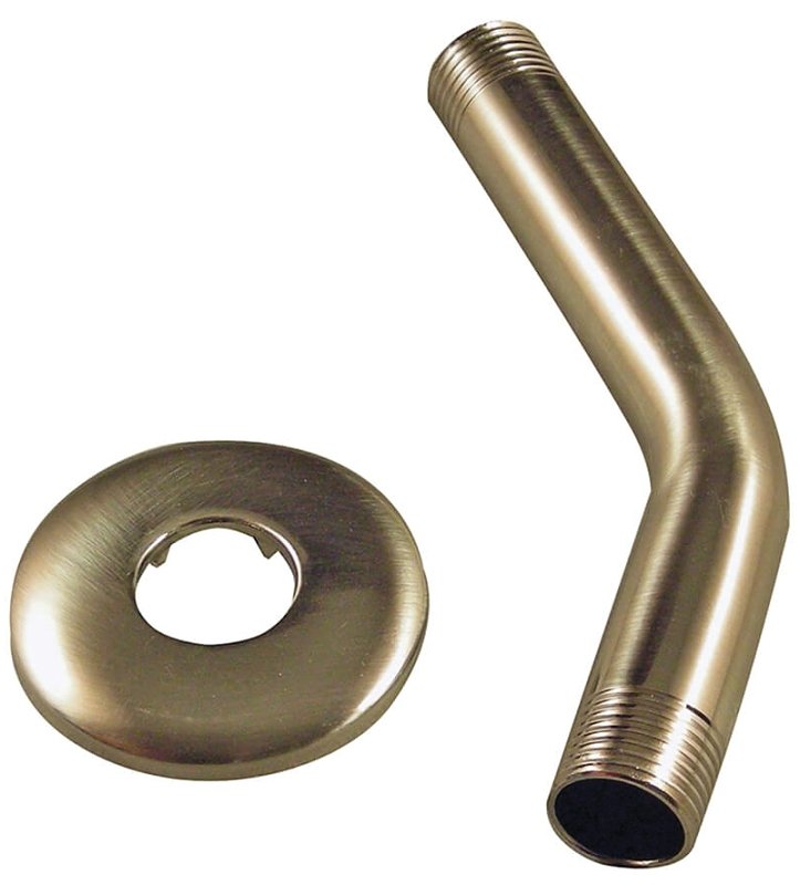 [5652938] SHOWER ARM W/FLANGE 6 BRSH NIC