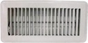 REGISTER FLOOR 4X10IN WHT     