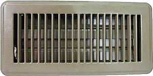 REGISTER FLOOR 4X10IN BRN     