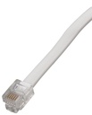CORD TELEPHONE LINE 25FT WHITE