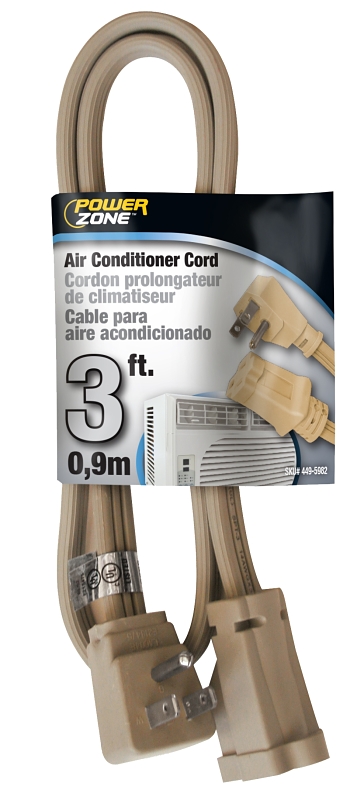 CORD EXT AC 14/3SPT-3X3FT BGE 